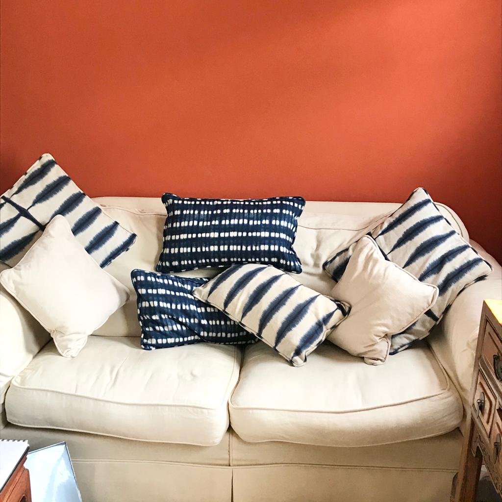 piped scatter cushions